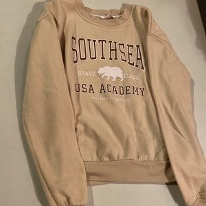 Romwe yellow sweatshirt